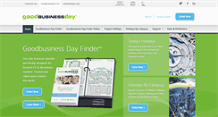 Desktop Screenshot of goodbusinessday.com